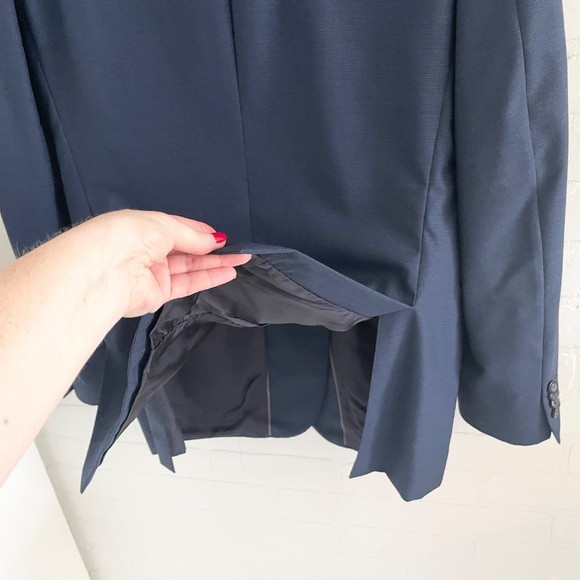 Ermenegildo Z Zegna Men’s Suit Blue Formal Wedding Event Business Casual Sz 52L - Picture 5 of 16